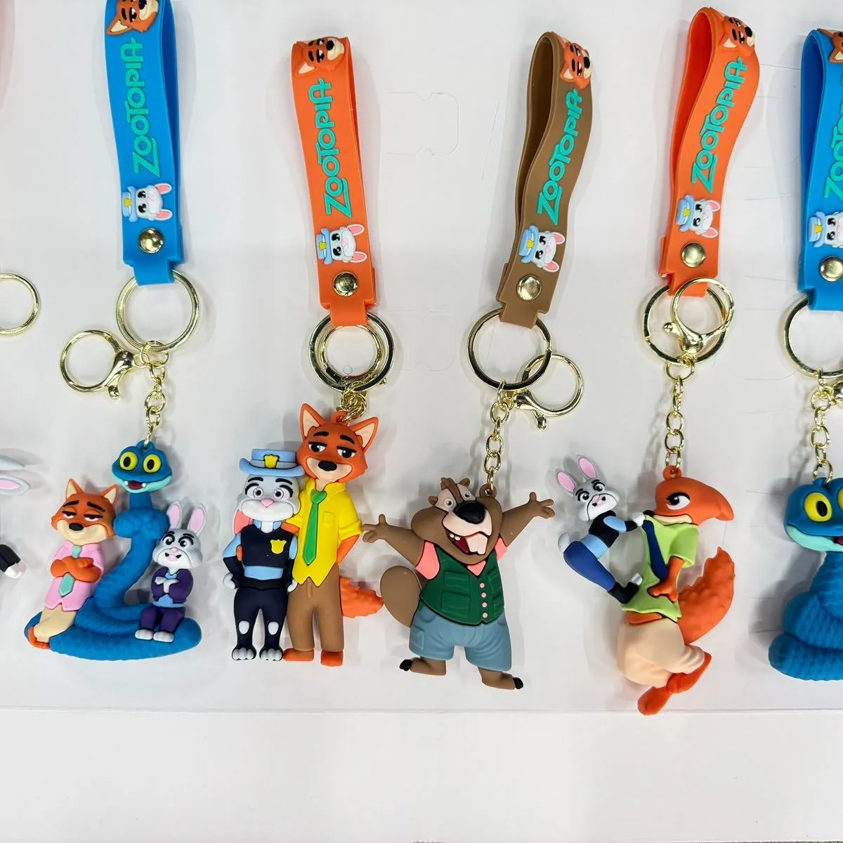 Brelok do Kluczy Zootopia Zestaw Postaci