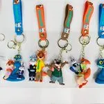Brelok do Kluczy Zootopia Zestaw Postaci