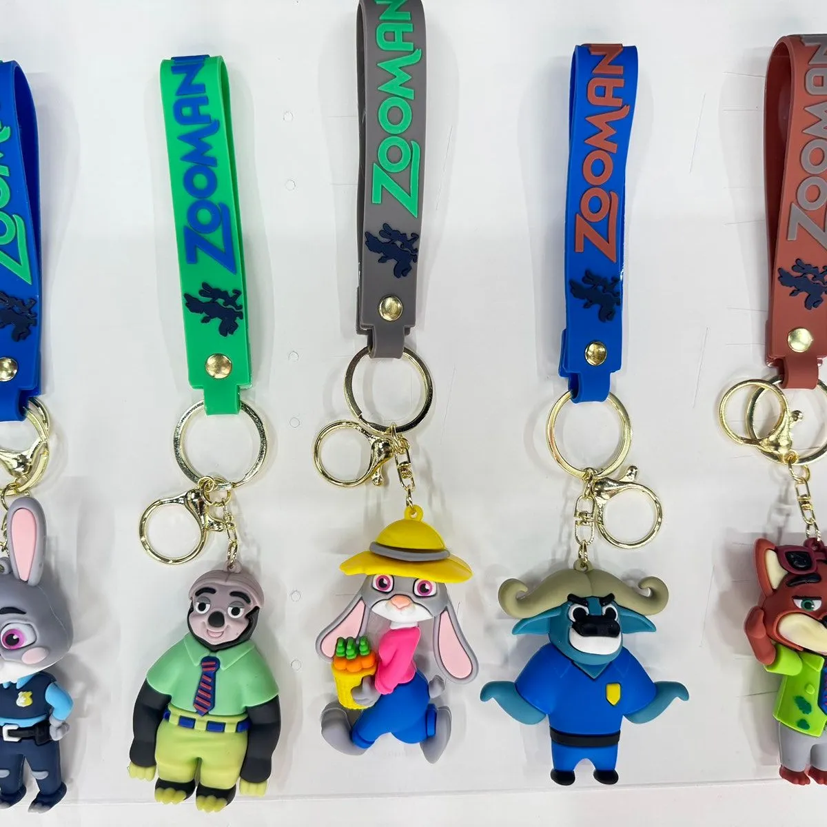 Brelok do Kluczy Zootopia Postacie Zwierząt