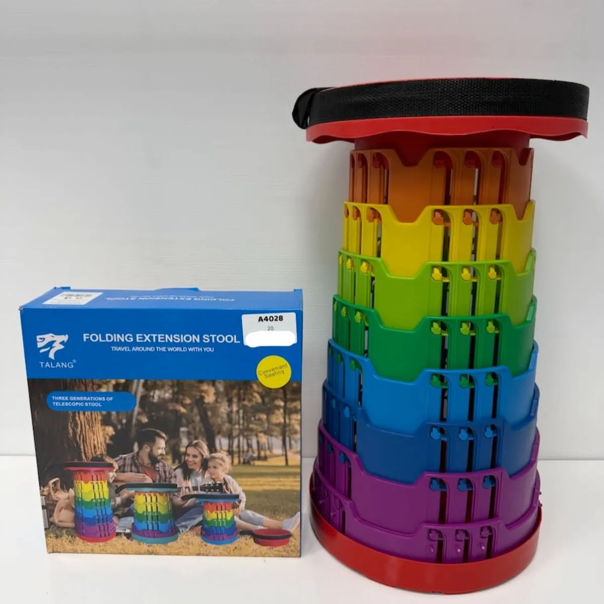 Składany Stołek Teleskopowy Folding Extension Stool