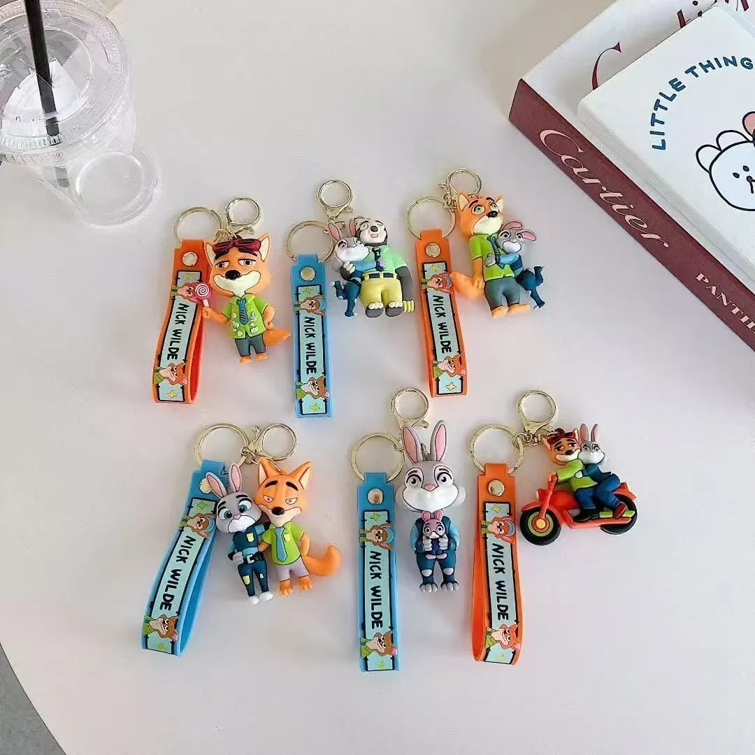 Brelok do Kluczy Zootopia Nick Wilde Lis i Królik