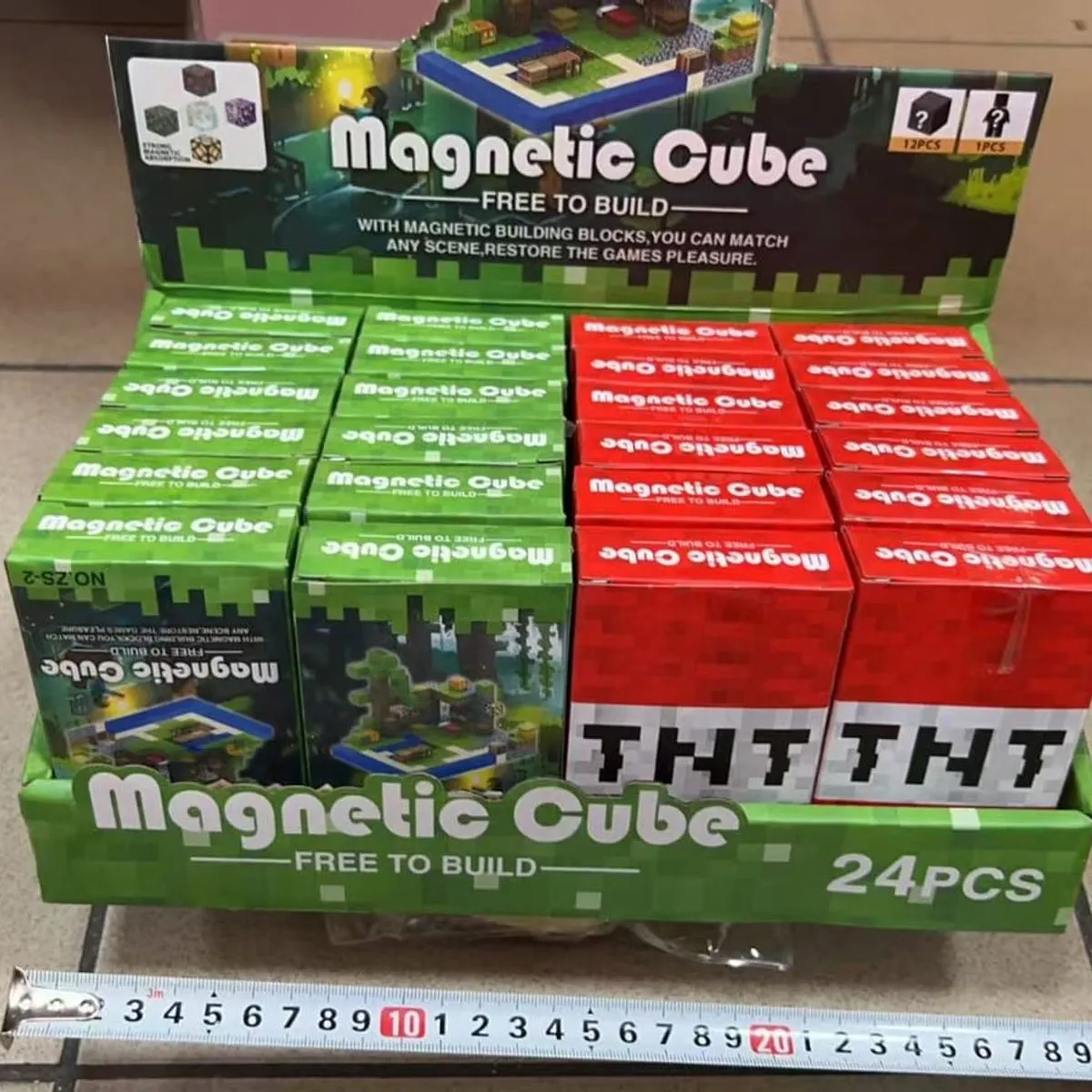 Zabawki Klocki Magnetic Cube Free to Build