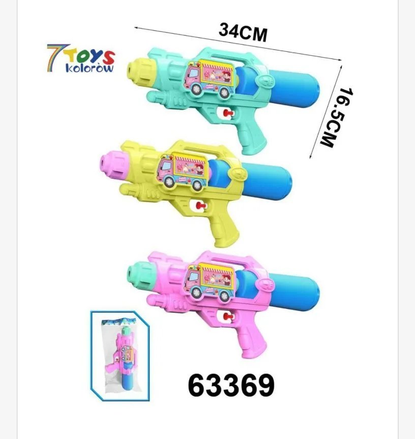 Pistolety wodne 7Toys z motywem lodziarki 34cm