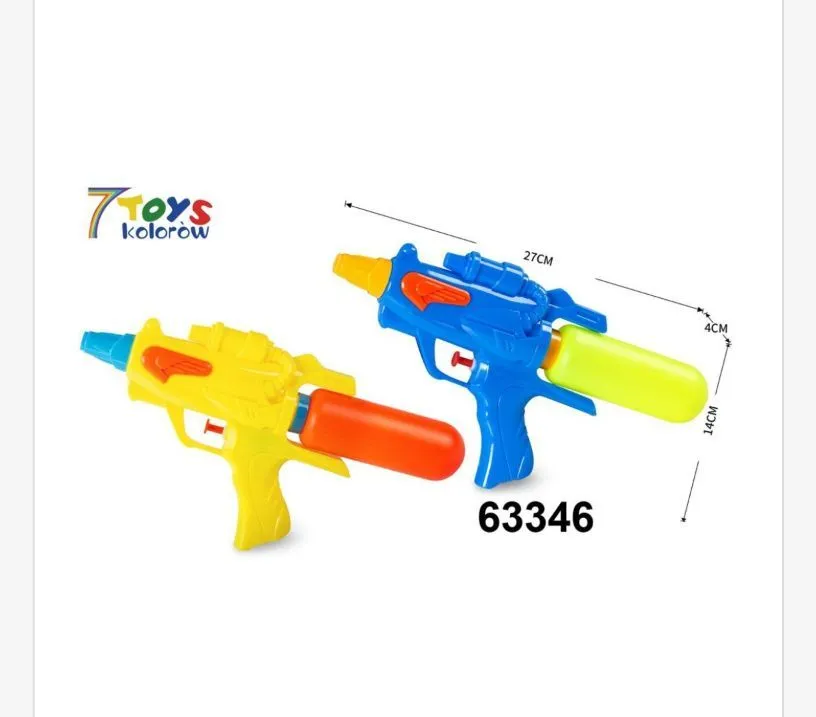 Pistolety na wodę 7TOYS kolorowe 27cm i 40cm