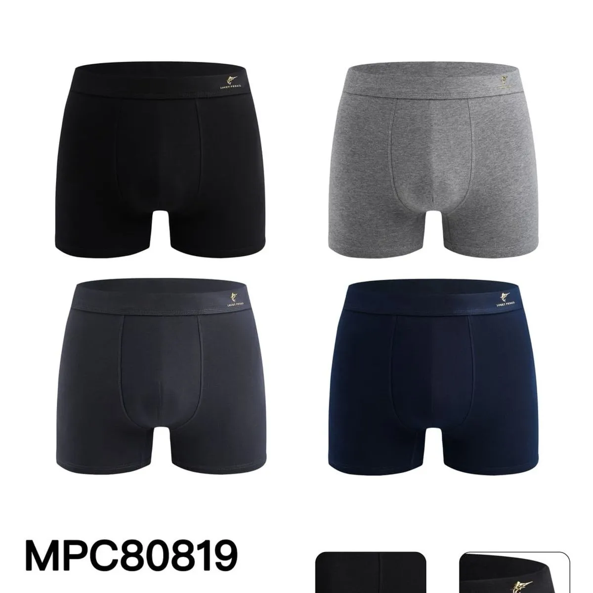 Bokserki męskie PESASAIL 95% bawełna 5% elastan X-L-XL