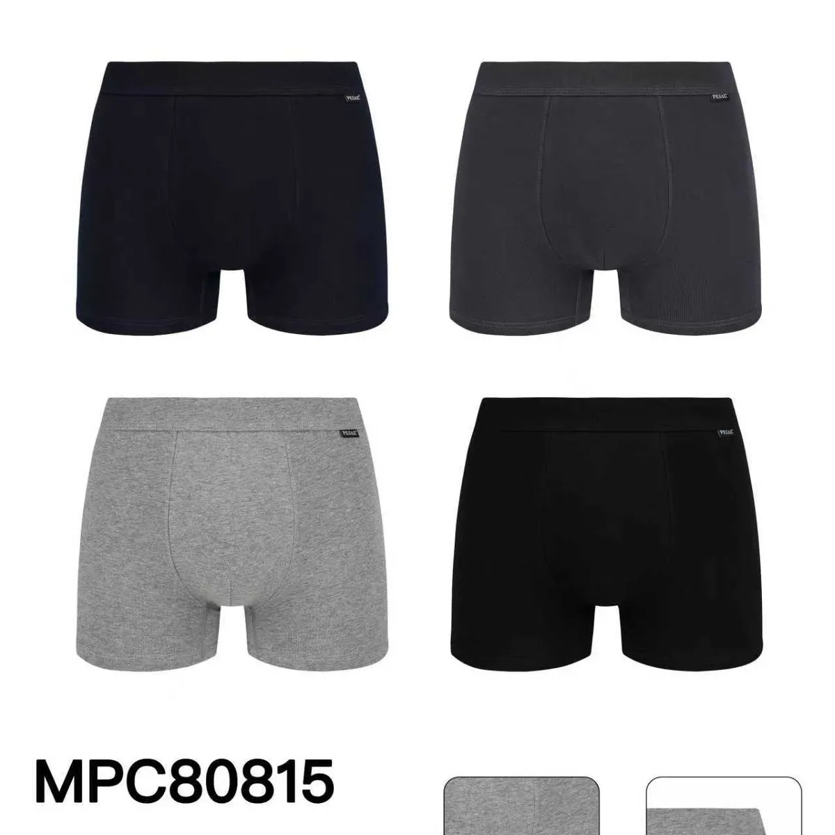 Bokserki męskie PESASAIL bawełna 95% S-XXL MPC80815