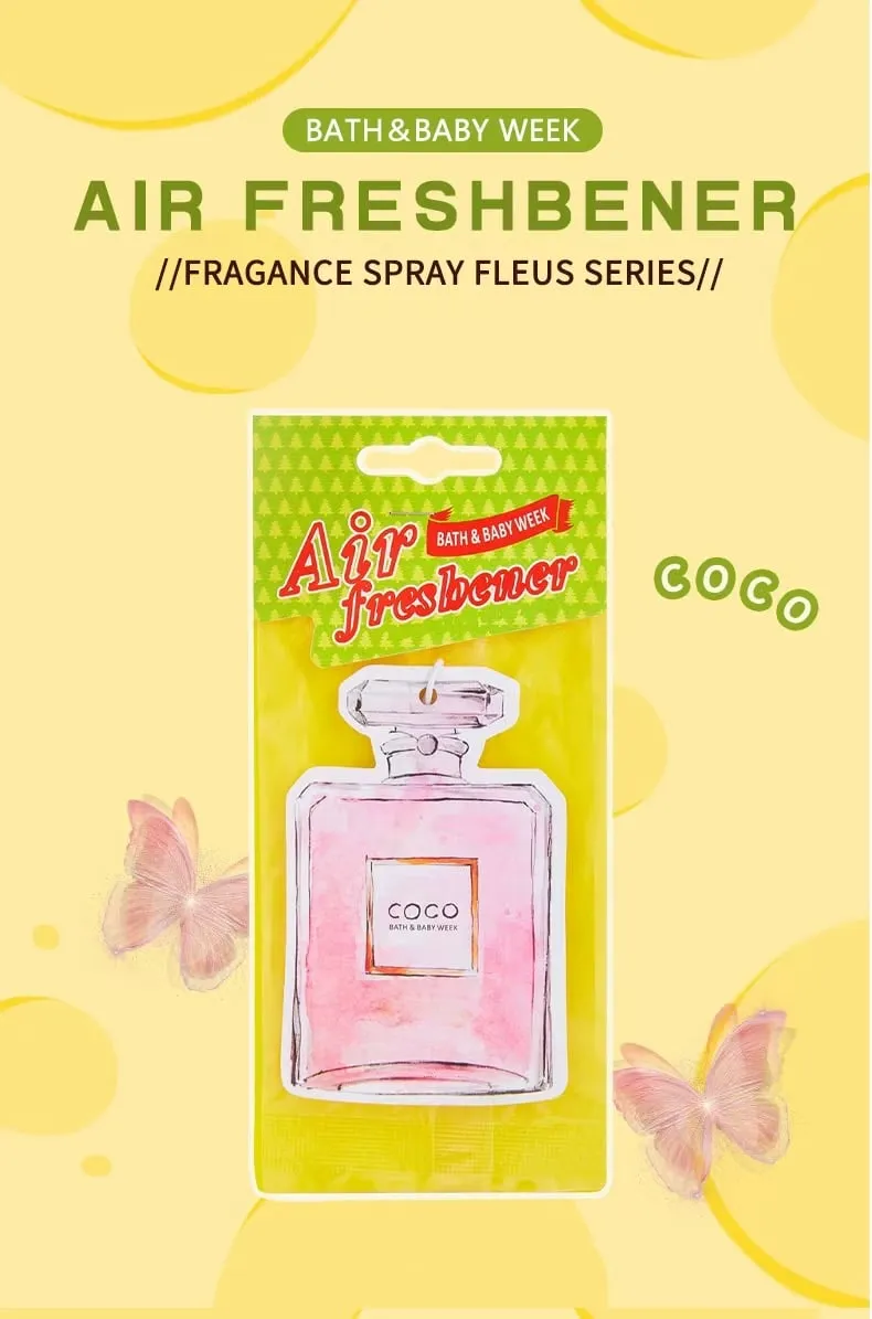 Wiszące Odświeżacze Powietrza Bath & Baby Week COCO 24szt