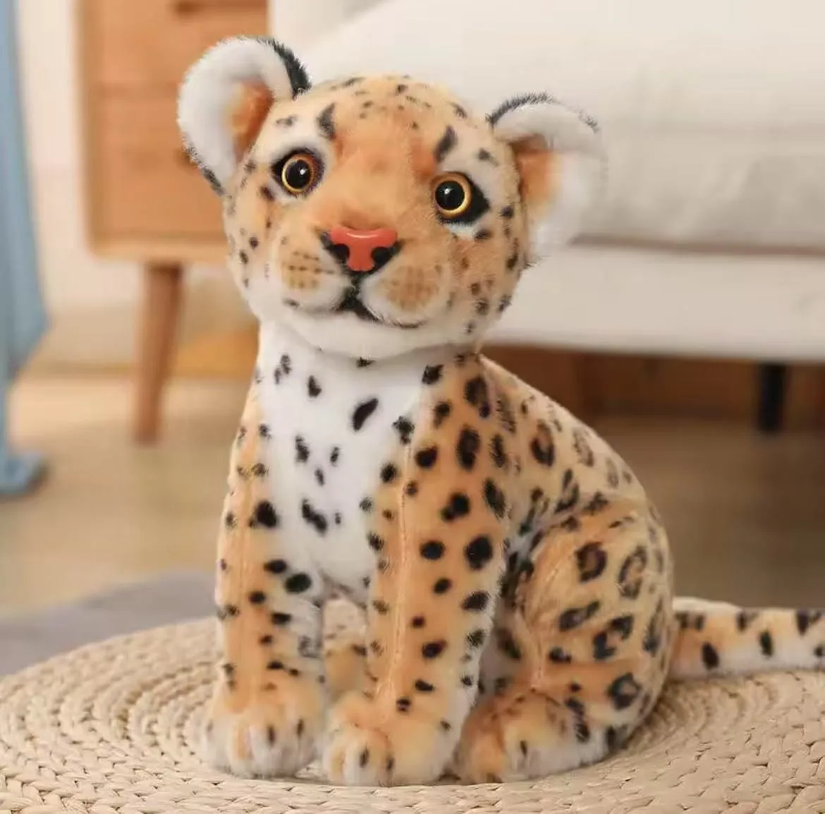 Maskotka Pluszowa 22cm Lampart Gepard Realistyczny