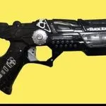 Pistolet dla dzieci Black Ice, czarny futurystyczny design