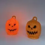 Dekoracja LED Halloween Dynia Pomarańczowa z Uchwytem 12 szt.