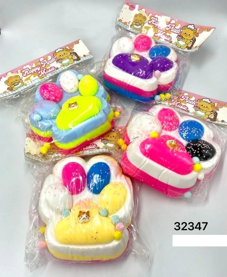 Gniotki Łapki Duże Squishy Happy Pinch Music 6 szt.