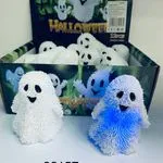 Zabawki Squeeze Halloween Gniotek Duch LED 12 szt.