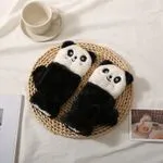 Rękawiczki damskie bez palców panda