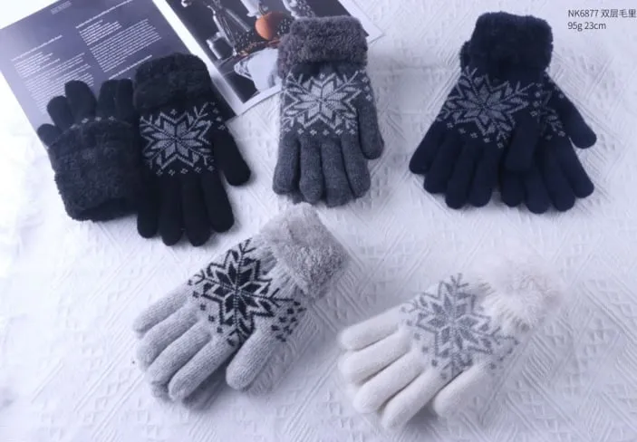 Rękawiczki damskie bez palców z noren 16 cm, 25 g