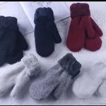 Rękawiczki damskie futrzane, 5 kolorów