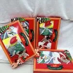 Zestaw 4 Ściereczek Świątecznych Prezenty 4PCS
