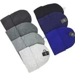 Czapki męskie beanie, 12 szt, różne kolory