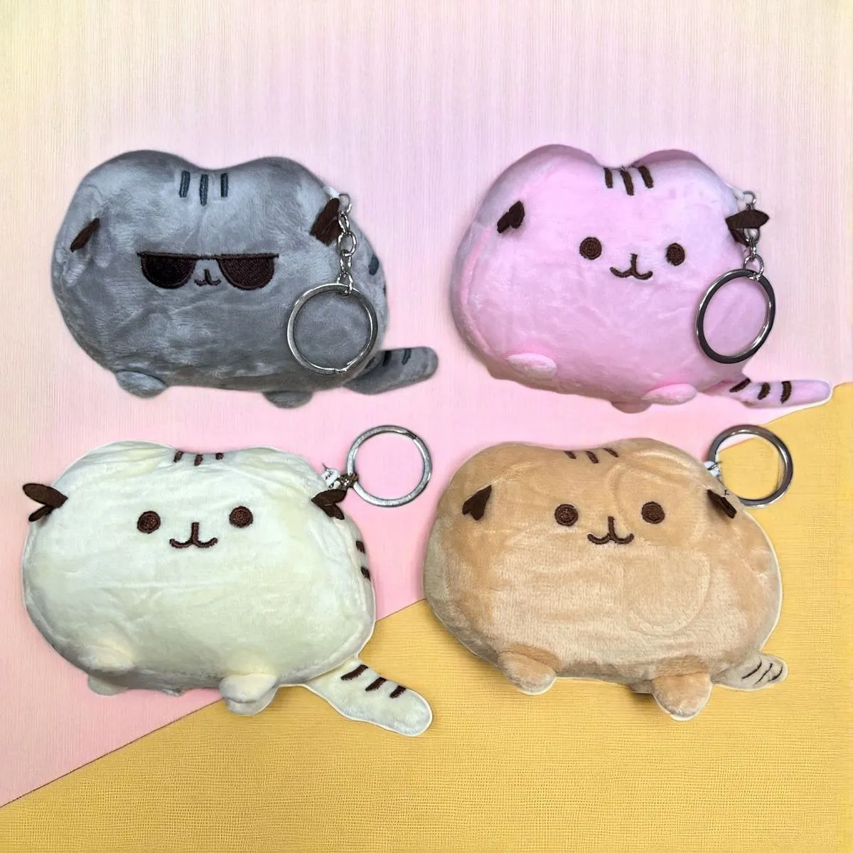 Brelok do Kluczy Kot Pusheen 4 Kolory
