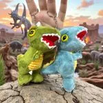 Brelok do Kluczy z Dwoma Dinozaurami T-Rex