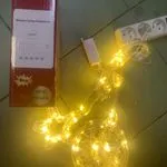 Wiszące Lampki Świąteczne 3m LED z Gwiazdami