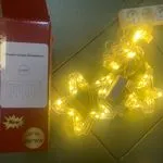 Wiszące Lampki Świąteczne 3m Gwiazdy LED 230V