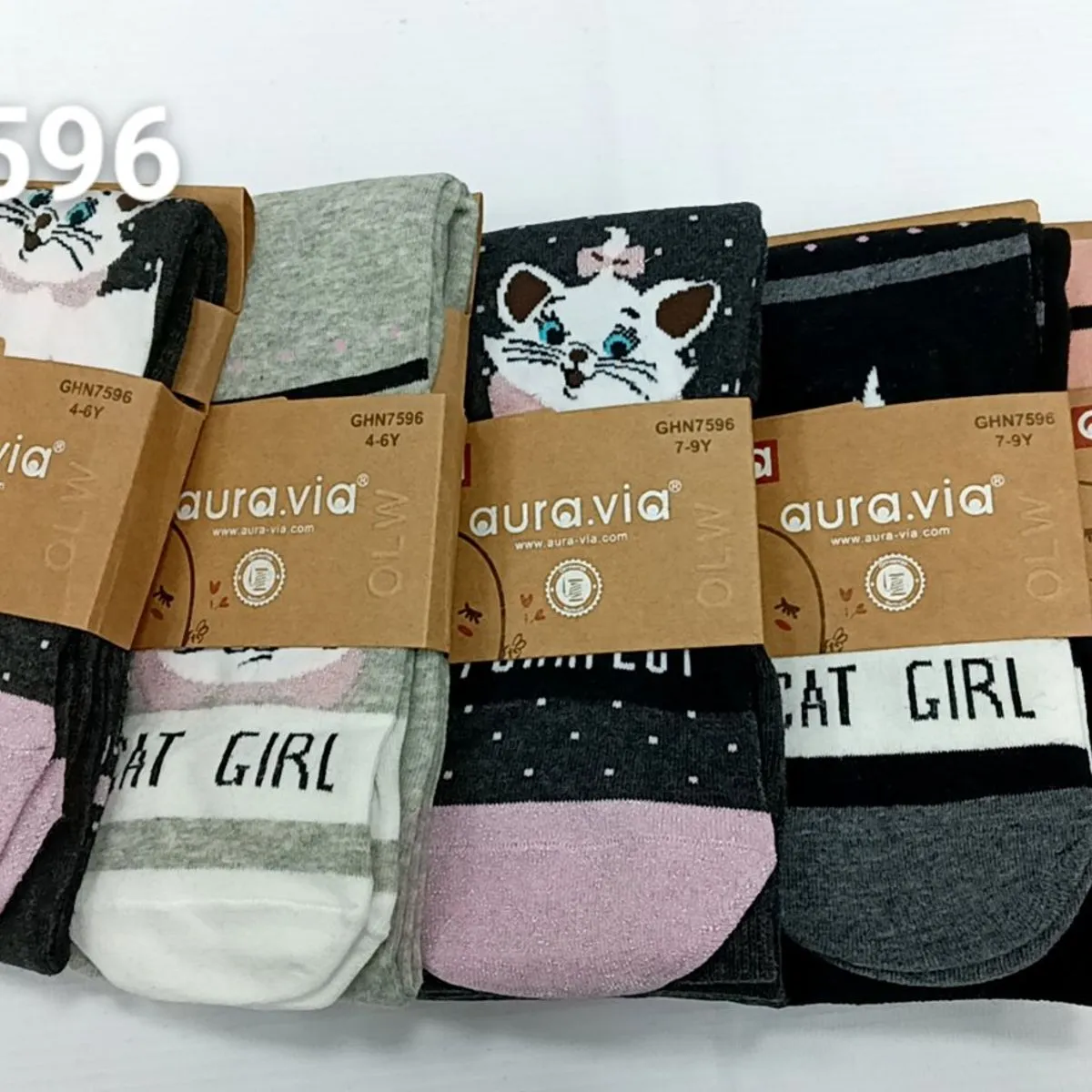 Rajstopy dla dzieci AURAVIA Cat Girl GHN7596