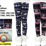Legginsy dla Dzieci Ocieplane Soft & Warm 120-140cm