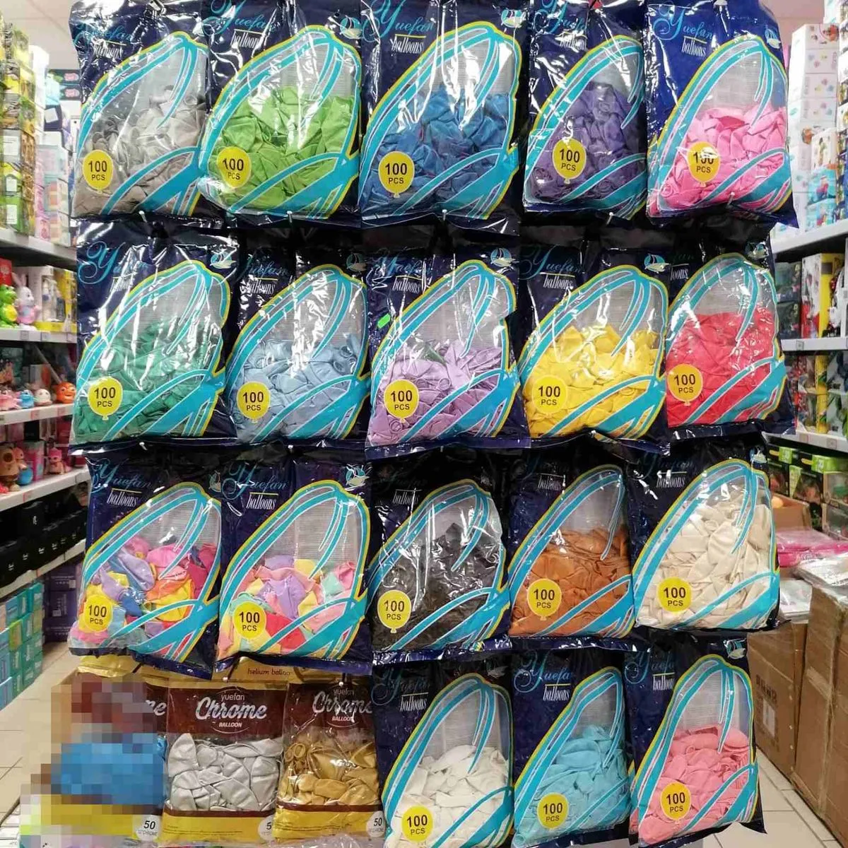 Balon 100PCS 12cm Lateksowe Mix Kolorów