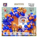Zestaw balonów dekoracyjnych Basketball 70 szt