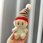 Labubu Świąteczny Elf w Czapce - Mini Figurine