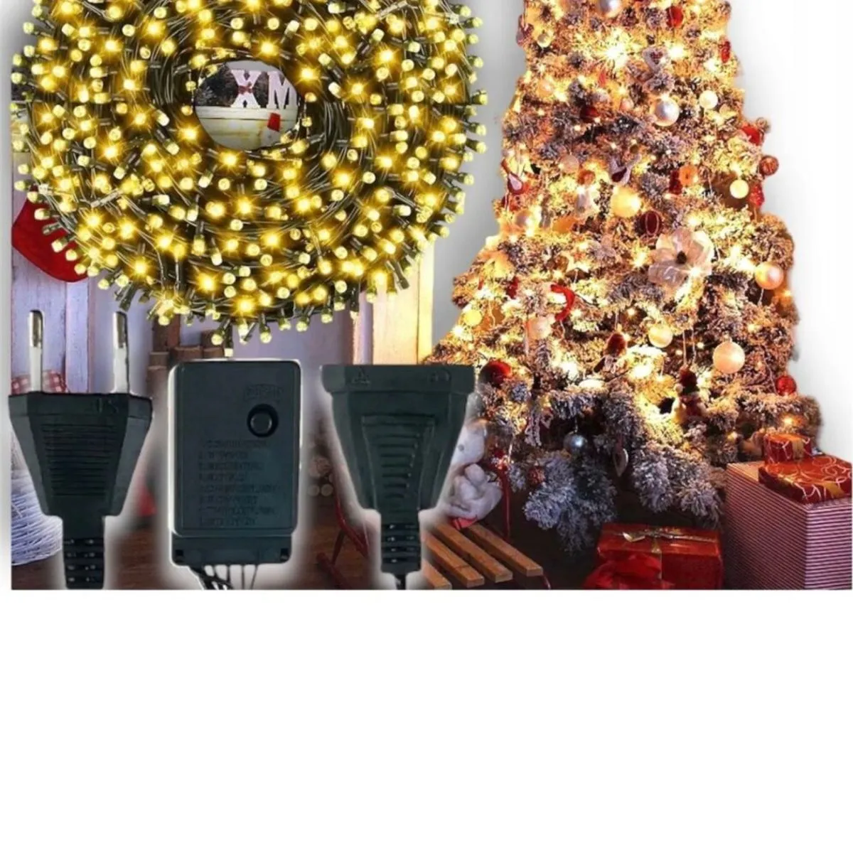 Lampki Choinkowe Zwykłe 500 LED