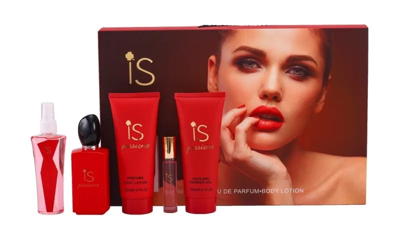 Zestaw kosmetyków IS Passion perfumy + lotion 6 szt/op