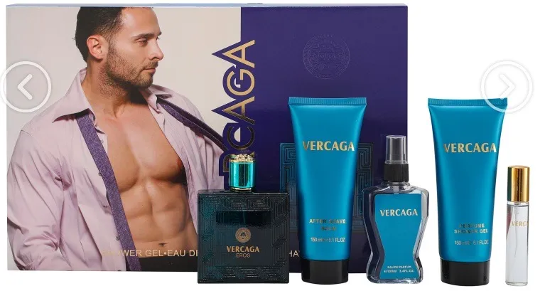 Zestaw kosmetyków Versage męski z perfumami
