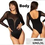 Bodysuit Damski Czarny S/M/L/XL HNO003