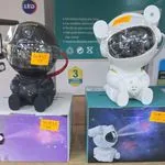 Projektor LED Lampka Astronauta Biała/Czarna