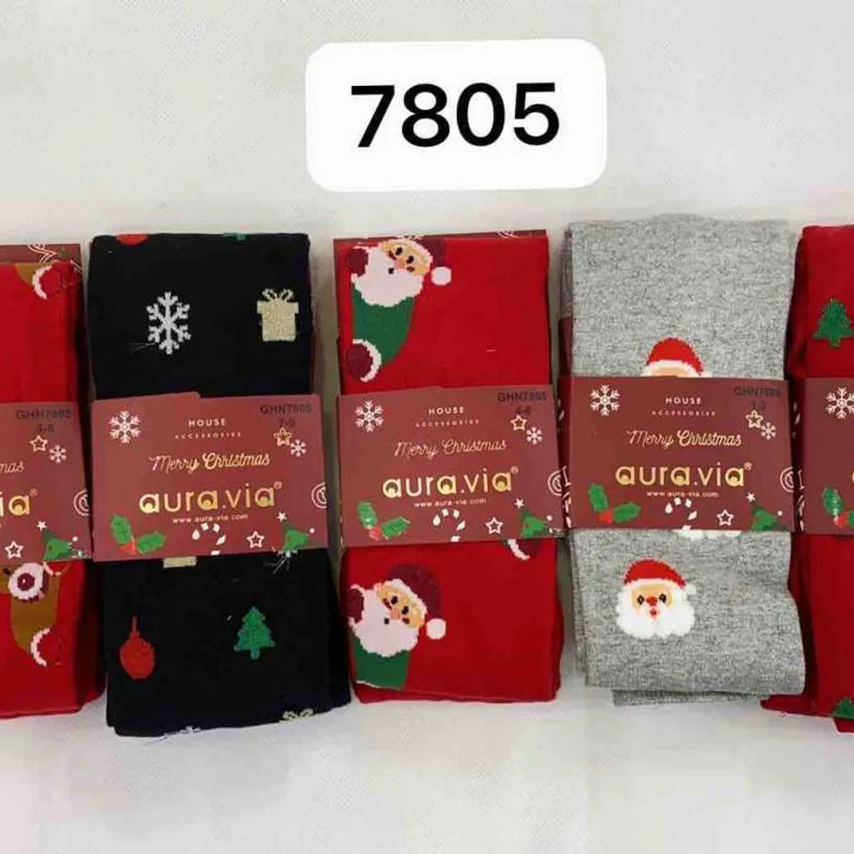 Rajstopy Dziecięce Świąteczne Auria 7805