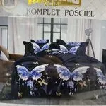 Komplet Pościel 4CZ Milano Zone 160/200 Motyw Motyli