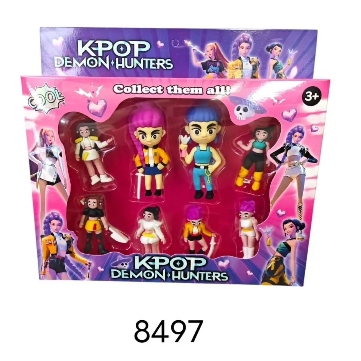 Zestaw figurek Kpop Demon Hunters 8 szt