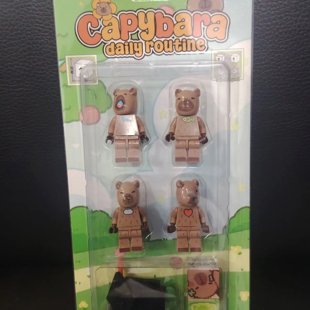 Zabawki Capybara Codzienna Rutyna 6+ 4 figurki