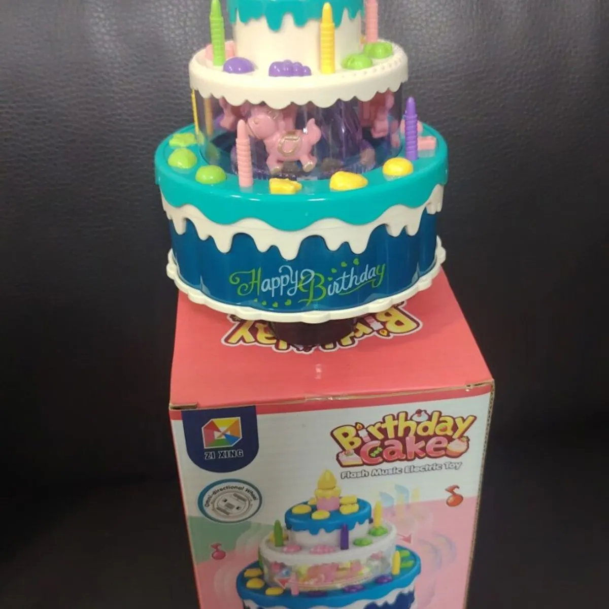 Mini Zabawka Tort Urodzinowy Birthday Cake