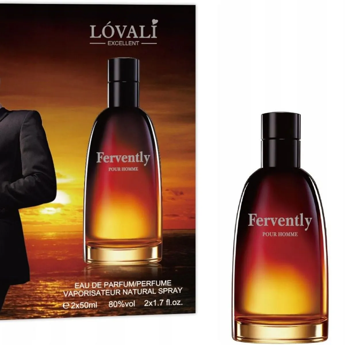 Zestaw 2x Eau de Parfum Fervently LOVALI 50ml