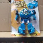 Genki Wars Robot transformujący niebieski 14+