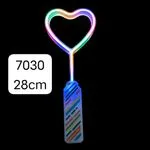 Różdżka LED Mały 28cm Serce Wielokolorowe