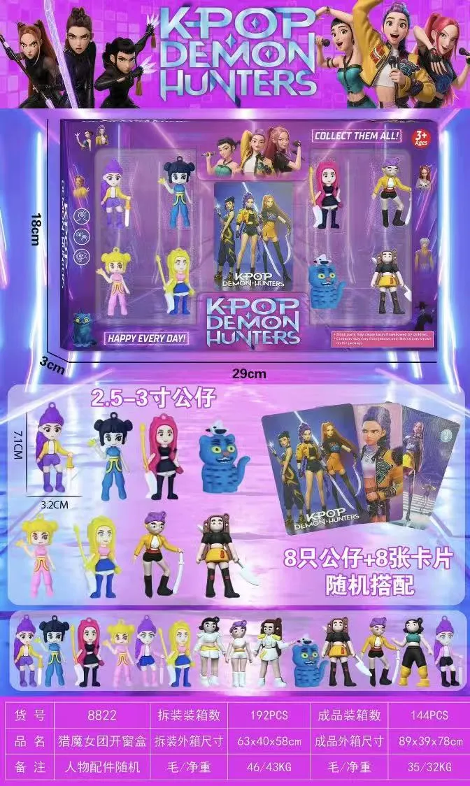 Zabawki Figurki Kpop Demon Hunters 2,5-8 cm