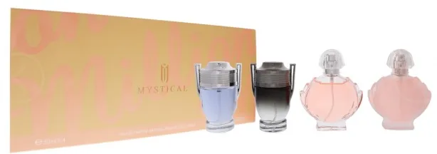Zestaw prezentowy Mystical 4 perfumy w pudełku