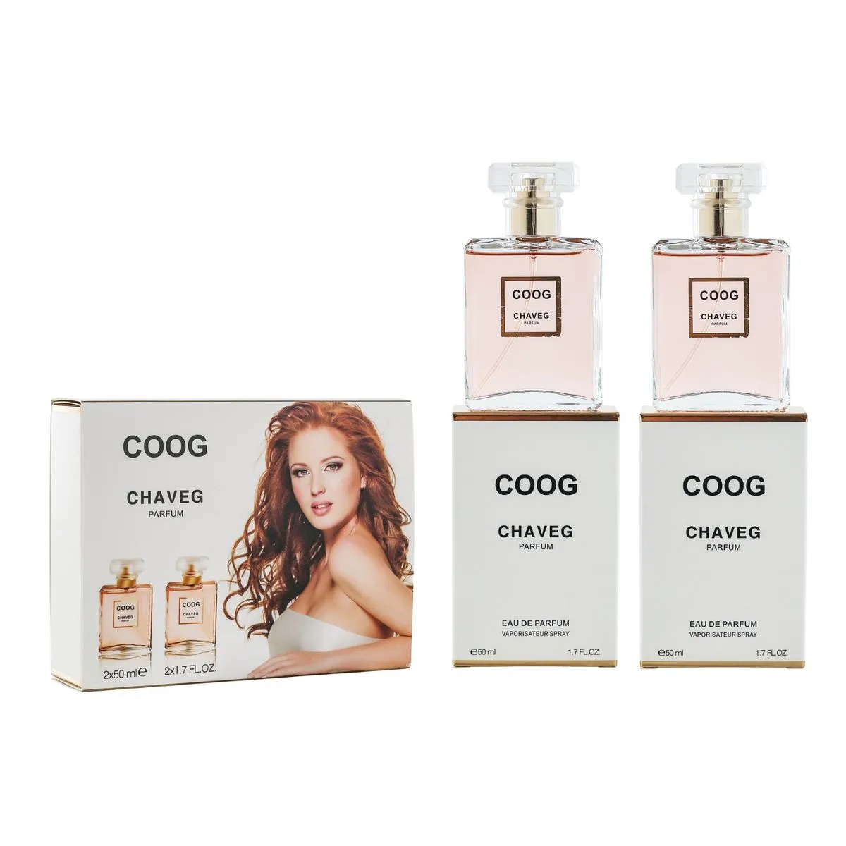 Zestaw Perfum COOG CHAVEG 2x50ml Eau de Parfum