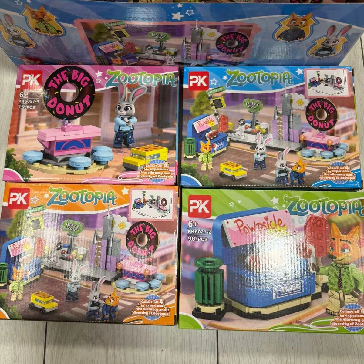 Zestaw klocków Zootopia PK The Big Donut 4 szt
