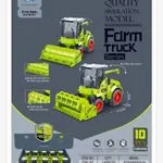 Zabawki Farm Truck Series ciągnik z przyczepą 10szt