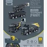 Zabawki Urban Transport Fleet modele ciężarówek 8 szt