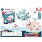 Pistolet wodny Sea World octopus 3w1 niebieski różowy
